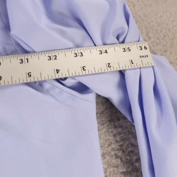 Joseph & Feiss Shirt Mens 6XL 22 34/35 Blue 100% Cotton Poplin Button Up - Picture 9 of 11